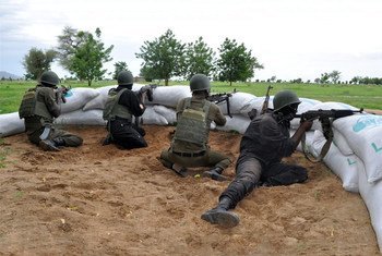 Cameroon military on the lookout for Boko Haram militants in the Far North Kolofata community, along the border with Nigeria.