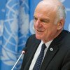 Dr. David Nabarro, Special Envoy on Ebola, at a press conference in New York in November 2015.