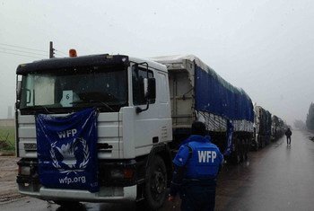 WFP prepares to deliver emergency humanitarian supplies across Syria.