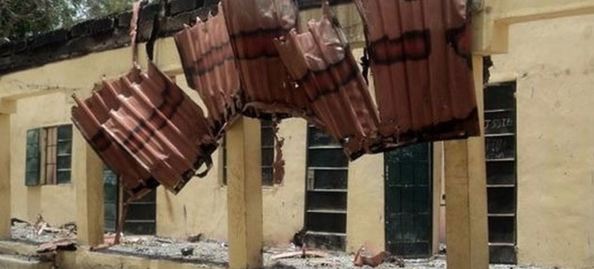 جماعة بوكو حرام في شمال شرق نيجيريا دمرت عدد كبير من المدارس منذ عام 2009. المصدر: محمد إبراهيم / إيرين