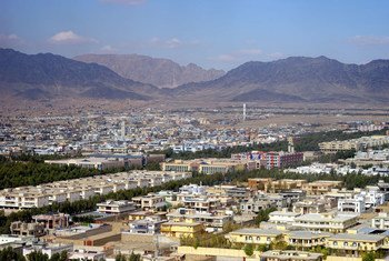 A wide view of Kandahar, Afghanistan.