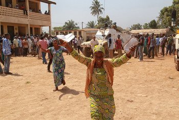 Jour de scrutin le 13 décembre 2015 à Bangui. Photo MINUSCA