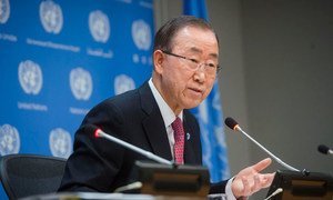 Le Secrétaire général Ban Ki-moon. Photo : ONU/Amanda Voisard