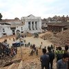 2015年5月尼泊尔地震后，联合国中央应急基金迅速拨款1500万美元。开发署图片