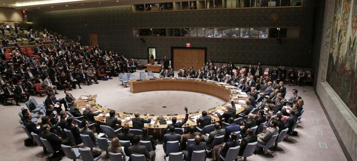 安理会就打击恐怖主义的筹资问题举行财长会议并通过决议   联合国图片／Evan Schneider