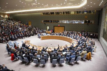 The Security Council unanimously adopts resolution on Syria negotiations.