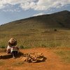 A farmer takes a break in Swaziland.