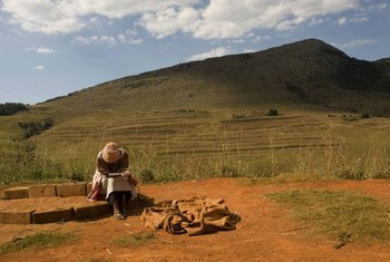 A farmer takes a break in Swaziland.