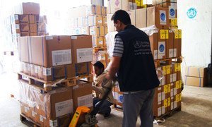 The World Health Organization (WHO) has delivered more than 100 tonnes of medicines and medical supplies for more than one million beneficiaries in eight districts of Taiz governorate, Yemen.