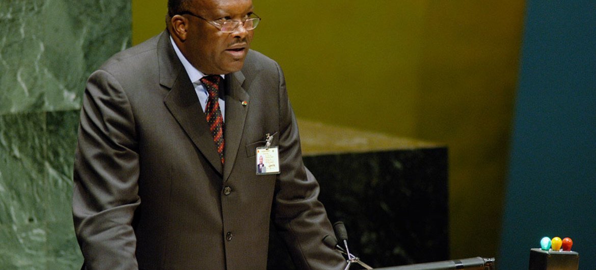 Roch Marc Christian Kaboré, President of Burkina Faso.
