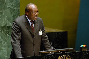 Roch Marc Christian Kaboré, Président du Burkina Faso. Photo ONU/Devra Berkowitz (archives)