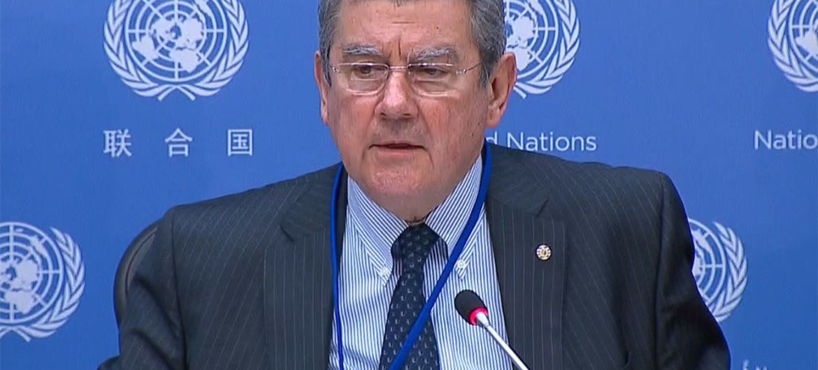 من الأرشيف: سفير أوروغواي ألبيو روسيللي. الصورة: الأمم المتحدة