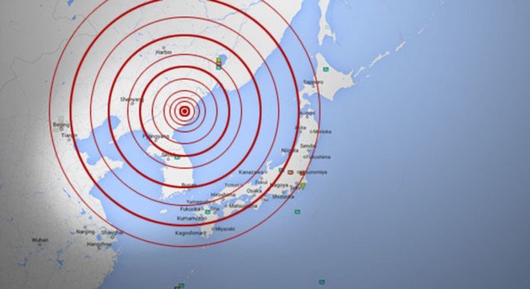 Las estaciones de monitoreo de la Organización del Tratado de Prohibición de Ensayos Nucleares detectaron un sismo este domingo Imagen: CTBTO