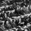 Délégations réunies pour la première séance de l'Assemblée générale des Nations Unies à Londres le 10 janvier 1946.