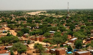 La ville d'El Geneina, la capitale de l'Ouest Darfour, au Soudan. Photo MINUAD/Hamid Abdulsalam
