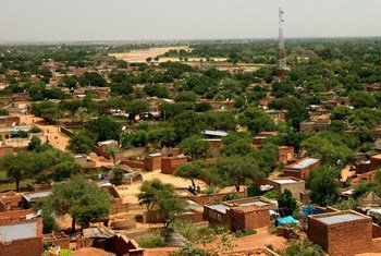 La ville d'El Geneina, la capitale de l'Ouest Darfour, au Soudan. Photo MINUAD/Hamid Abdulsalam