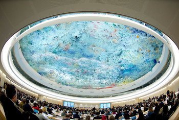 联合国人权理事会现场。联合国图片/Jean-Marc Ferré