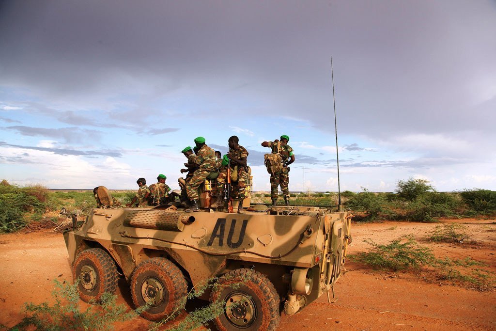 Des troupes de l'Union africaine dans la région de Gedo, en Somalie.