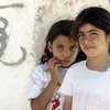Две девочки из лагеря  БАПОР в  районе  Иерихона. Фото ООН
