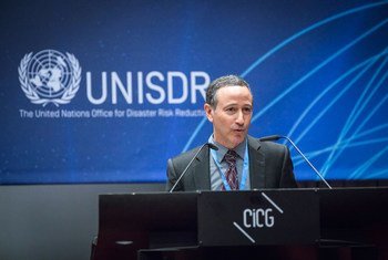Special Representative for Disaster Risk Reduction Robert Glasser addresses the opening of the UNISDR Science and Technology Conference.