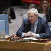 负责人道主义事务的副秘书长奥布莱恩在安理会就叙利亚问题发表讲话。联合国图片/Manuel Elias