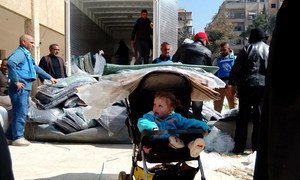 From 21-24 February 2016, UNRWA distributed 19,160 thermal blankets to approximately 5,700 Palestinian refugee and other civilian families from the besieged and hard to reach Syrian communities of Yarmouk, Yalda, Babila and Beit Saham.