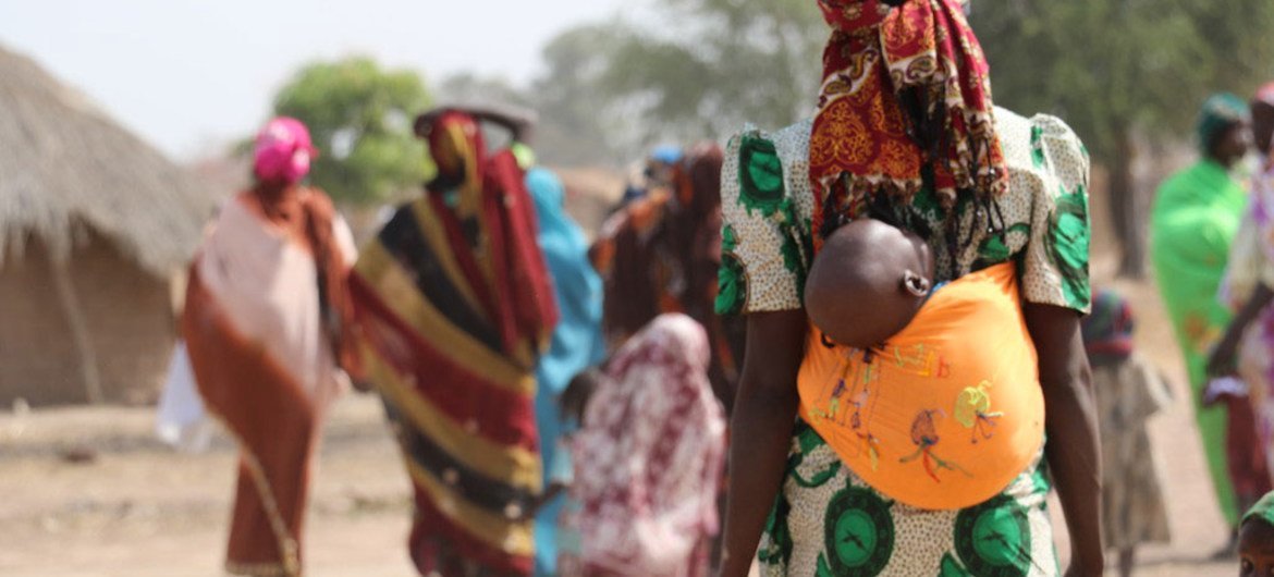 中非共和国流离失所民众。人道协调厅图片/Gemma Cortes