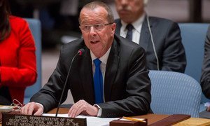 Le Représentant spécial du Secrétaire général pour la Libye, Martin Kobler. Photo ONU/Rick Bajornas