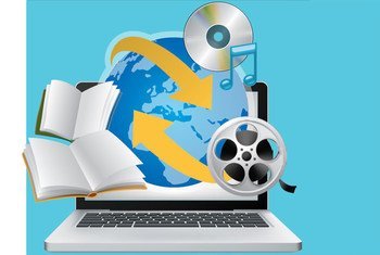 Nuevo informe de la UNESCO muestra un desplazamiento masivo del consumo de películas y música hacia servicios de Internet. Gráfico: UNESCO