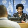 بومزيلي ملامبو نوكا، المديرة التنفيذية لهيئة الأمم المتحدة للمرأة. صور الأمم المتحدة/لوي فيليبي.