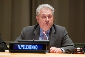 Постоянный представитель  Украины при ООН  Владимир Ельченко. Фото ООН/Лое Фелипе