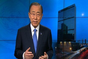 El Secretario General de la ONU, Ban Ki-moon, instó a garantizar un desarrollo con bajas emisiones en el Día Internacional de la Madre Tierra. Foto: Captura de pantalla ONU