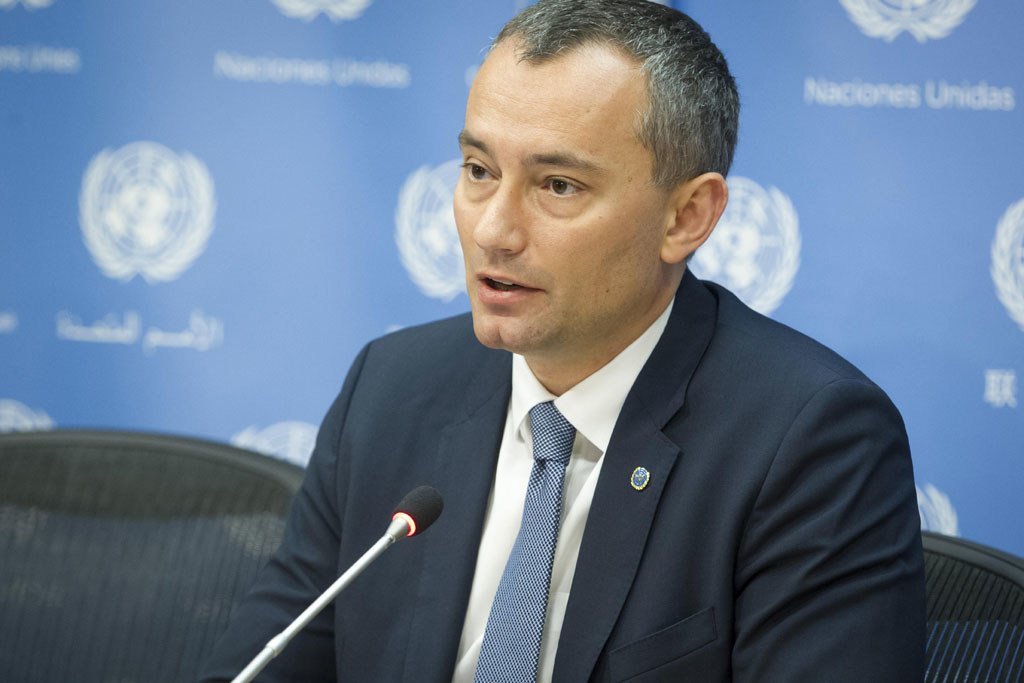 Nickolay Mladenov, le Coordonnateur spécial de l'ONU pour le processus de paix au Moyen-Orient (archive)