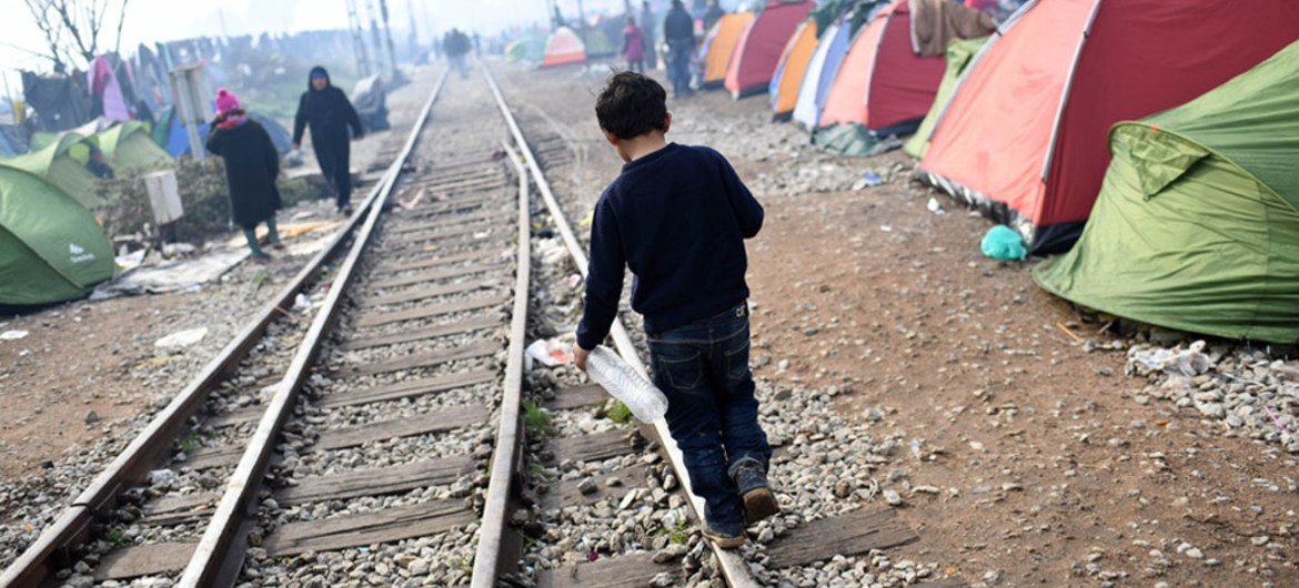 Беженцы в Греции Фото ЮНИСЕФ/ Георгиев