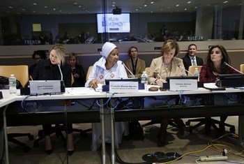 妇女地位委员会会议。联合国妇女署/Ryan Brown