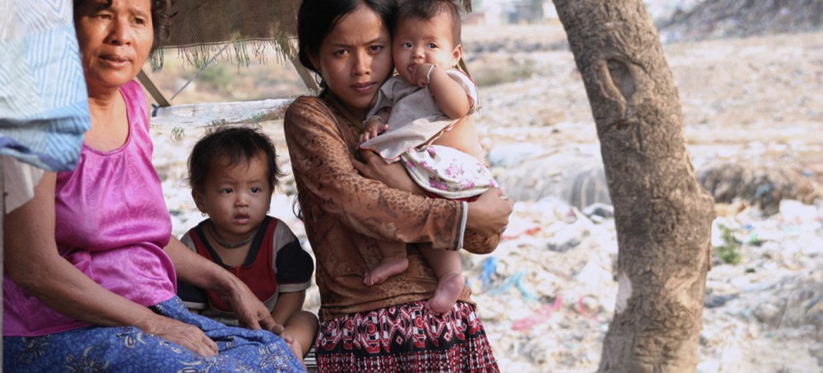 Une famille en Asie du sud-est. Photo OCHA