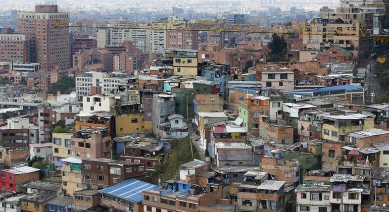 Imagen de la ciudad de Bogotá.