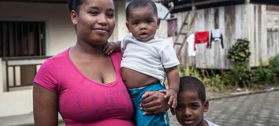 Семья  в  Колумбии. Фото ЮНФПА