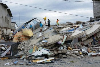 Un terremoto de 7,8 grados en la escala de Richter azotó la costa de Ecuador el 16 de abril. Foto: UNICEF Ecuador