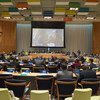الأمين العام بان كي مون في افتتاح منتدى المجلس الاقتصادي والاجتماعي لمتابعة سير تمويل التنمية المستدامة 2016. المصدر: الأمم المتحدة / إسكندر ديبيبى