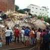 تقييم الأضرار في أعقاب الزلزال المدمر الذي ضرب سواحل الإكوادور في 16 نيسان 2016. المصدر: برنامج الأغذية العالمي
