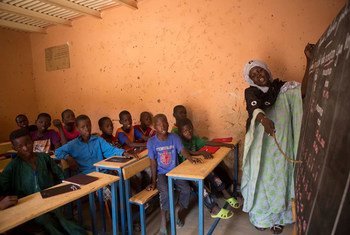 Children at school in Mali.