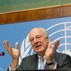 En una rueda de prensa en Ginebra, Staffan de Mistura pidió a Rusia y Estados Unidos que ejerzan su influencia sobre las partes en conflicto en Siria. Foto: ONU/Elma Okic