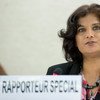 La relatora especial sobre formas contemporáneas de exclavitud, Urmila Bhoola. Foto: ONU / Jean-Marc Ferré