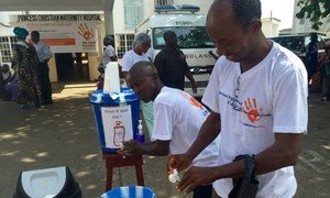 Sierra Leone celebrates World Hand Hygiene Day as an important action to block the spread of disease in health facilities.