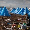 位于叙利亚与土耳其边界的临时难民营   联合国人道协调厅图片