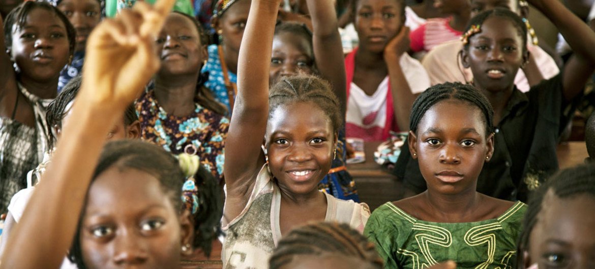 Students attend class at a public school in Taliko, a neighbourhood of Bamako, Mali.