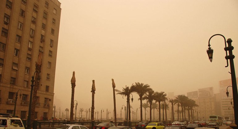Contaminación en El Cairo, Egipto. Foto de archivo: Banco Mundial/Kim Eun Yeul