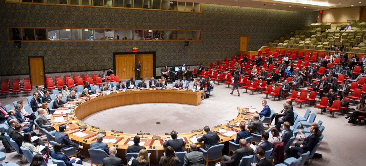 اجتماع مجلس الأمن حول الوضع في كوسوفو. المصدر: الأمم المتحدة / ريك باجورناس