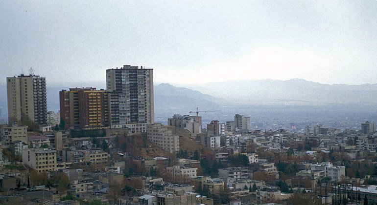 Paisaje urbano, Irán. 